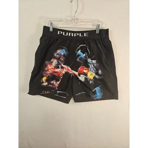 LILA MARKE Boxershorts Grafik schwarz Gummibund Freizeit Herrenbekleidung #1542 - Bild 1 von 7