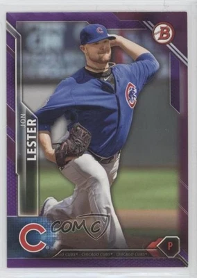 2016 Bowman Purple /250 Jon Lester #17 - Image 1 of 2