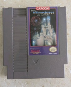 Disney Adventures In The Magic Kingdom Nintendo NES - Tested, Works