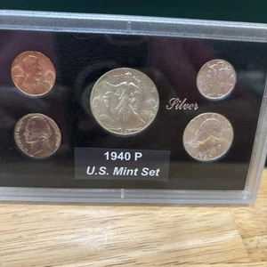 1940 P US Mint Set Brilliant Uncirculated! - Picture 1 of 3