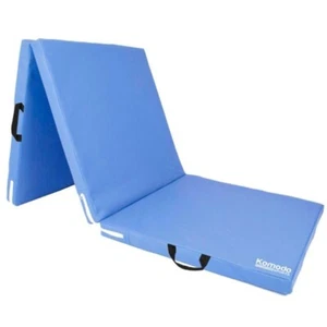 Yoga Mat Exercise Crash Komodo Tri Folding Gym Cushion Light Blue - Picture 1 of 7
