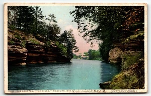 Postkarte Die Grotten The Dells Kilbourn Wisconsin WI PM 1917 - Bild 1 von 2