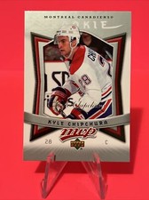 2007-08 Upper Deck MVP Kyle Chipchura Rookie Card #375 Montreal Canadiens RC