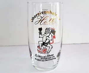 German Winefest Glass Vintage Obereisenheimer Höll 0.25l Hell Devil Wine Tasting - Picture 1 of 8