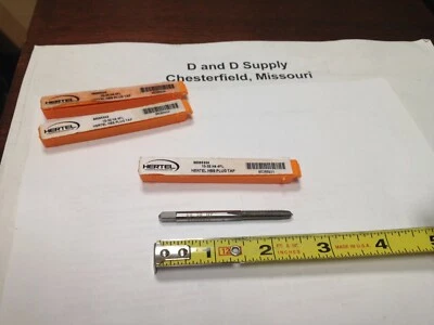 Hertel 85066934, #10-32 UNF, Straight Flute Plug Tap, 4FL, HSS, Made-In-The-USA - Image 1 of 4