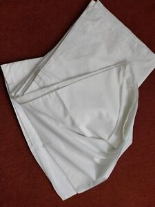 Queen Size Duvet/Quilt Cover Plain White Polycotton 86"(218cm)w X 90"(228cm)long