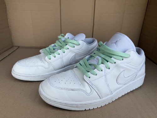 AIR JORDAN 1 LOW WHITE WHITE WHITE UK8.5 usato senzala