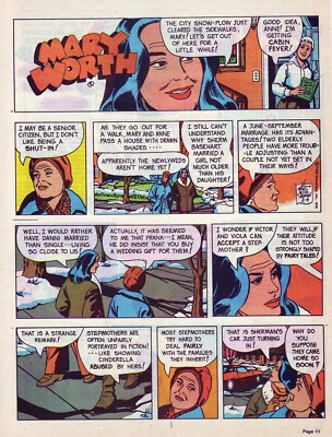 Mary Worth by Ken Ernst - lot of 26 full page color Sunday comics - early 1979 - image 1 of 2