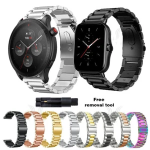 Correa de reloj de acero inoxidable para Huami Amazfit GTR 4 3 2 GTS 4 3 2 capas 3 - Imagen 1 de 23