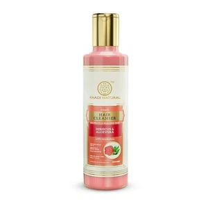 KHADI NATURAL Ayurvedic Hibiscus Alovera Cleanser/Shampoo Sulphate Paraben Free, - Picture 1 of 3