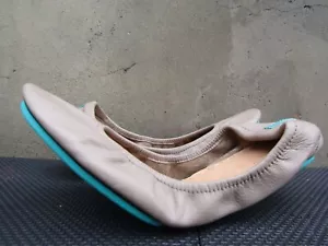 Mint Tieks Brown Leather Ballet Flats Work Office Driving Women’s Size 9 - Picture 1 of 8
