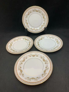 Noritake Shelburne Bread Plates (set of 4) - Vintage Japanese Fine China - Picture 1 of 5