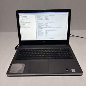 Dell Insprion 5559 15" Laptop i7-6500u 4gb Ram No Drives Boots Bios