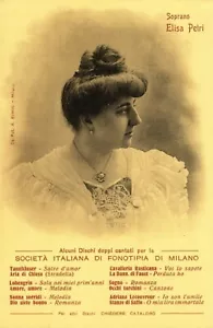 ITALIENISCHE SOPRANISTIN ELISA PETRI (1869-1929) CDR - Bild 1 von 1