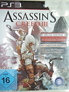 Assassins Creed III Special+Exklusive Edition (Playstation 3) Neuwertig - Bild 1 von 19
