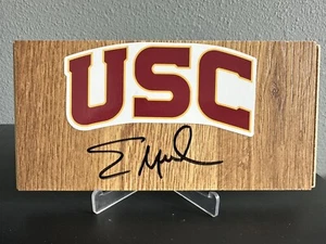 Southern Cal USC Trojans Basketball Floorboard Coach Eric Musselman Auto - Picture 1 of 4