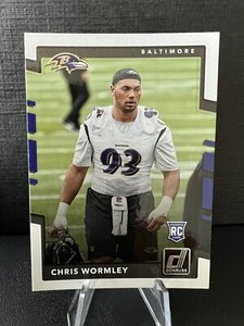 CHRIS WORMLEY 2017 Donruss RC #393 Baltimore Ravens