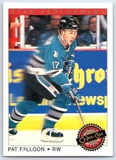 1992-93 O-Pee-Chee Premier Star Performers Pat Falloon San Jose Sharks #12
