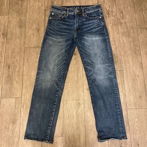 American Eagle Next Level Airflex Original Straight Jeans Size 29x30 Blue Denim - Picture 1 of 8