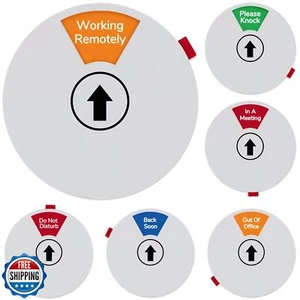 Office Door Signs, 6 Options Do Not Disturb,Out Of Office Sign for Door,Worki - Picture 1 of 5