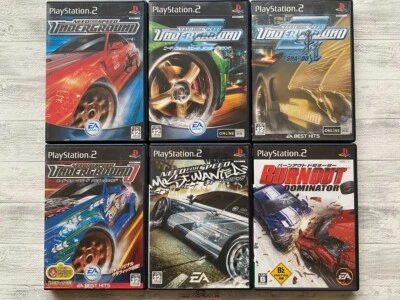 SONY PS2 Need For Speed Underground series & Most Wanted & Burnout Dominator set - Image 1 of 4