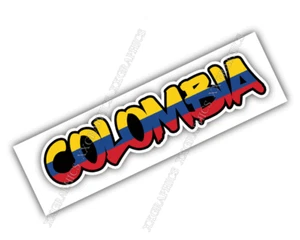 Colombia Printed Decal Sticker Window Colombiano Country Flag - Bild 1 von 2