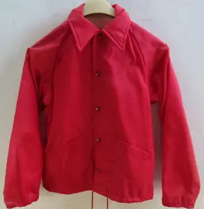 Vintage Swingster Wind Breaker Jacket Red Youth Size Medium NOS - Picture 1 of 7