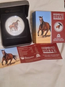 2014 YEAR of HORSE 2$ ANDA COIN SHOW SPECIAL 2 OUNCE  PROOF SILVER 1000 MINTAGE - Picture 1 of 15