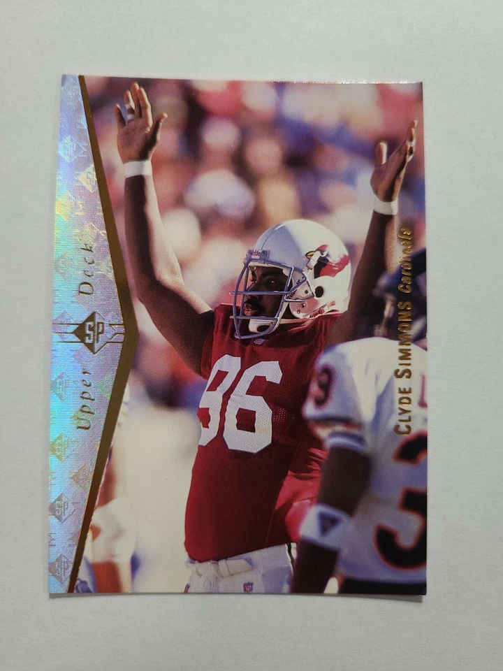 CLYDE SIMMONS 1995 UPPER DECK SP FOOTBALL CARD # 90 E7105 - Image 1 of 1