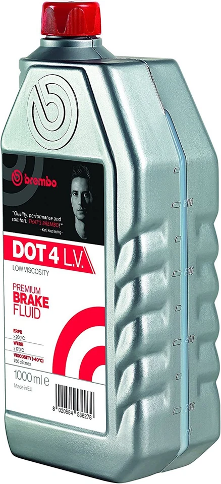 Fluido de freio Brembo L04210 DOT 4, 1L - Imagem 1 de 1