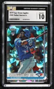 2019 Topps Chrome Sapphire Vladimir Guerrero Jr #340 CGC 10 Gem Mint Rookie RC