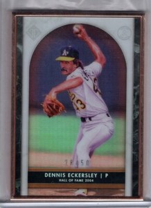 2020 Transcendent Hall of Fame Icons DENNIS ECKERSLEY /50 Topps Collection FRAME