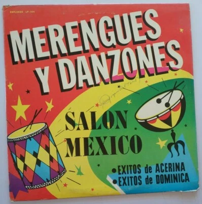 Merengues y Danzones Salon Mexico Acerina Dominica EXPLORER ELP-104 LP VG+ #A648 Foto 1 de 4
