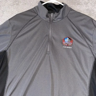 Pullover Clique Hall of Fame Club Miembro Cuarto Cremallera XL Gris Negro Rendimiento Foto 1 de 4