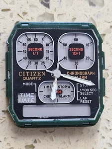 Citizen 8943-083652 Robot face Part Movement Not work LCD Good for parts - Picture 1 of 4