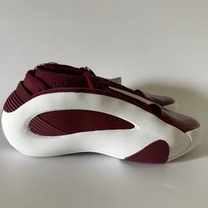 adidas Mens 8.5 SM HARDEN VOLUME 8 Team Maroon/White Basketball Shoes JP5444 NEW - Picture 1 of 7