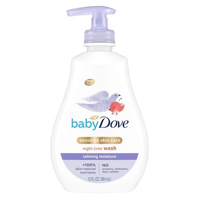 Cuidado de la piel sensible Baby Dove lavado de bebé humedad calmante para un bebé calmante... Foto 1 de 4