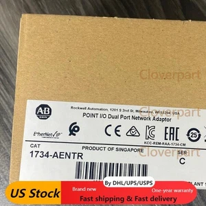 New Factory Sealed AB 1734-AENTR Point I/O Dual Port Adaptor Module 1734AENTR - Picture 1 of 3