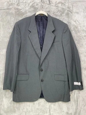 Nuevo con etiquetas Blazer Oscar De La Renta Mezcla Lana Para Hombre Talla 42 Largo Azul Marino 2 Botones NUEVO Foto 1 de 4