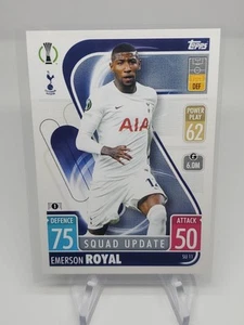 2021-22 Topps UEFA Champions League Match Attax Emerson Royal Squad Update - Picture 1 of 3