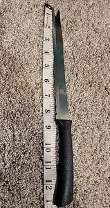 Vintage Quikut Sharpkut Stainless Steel Carving Slicing Knife 8" Blade - Picture 1 of 11