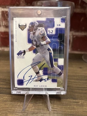 1999 Upper Deck Signature Edition Ray Lewis Auto - Image 1 of 2
