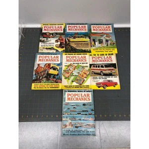 7 Vintage 1960 Popular Mechanics Magazines May Jun Jul Sep Oct Nov Dec Issues - Foto 1 di 8