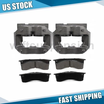 Pinzas de freno traseras y pastillas de freno para Ford F750 2000-2003 Foto 1 de 3