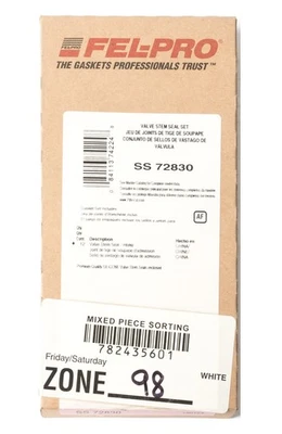 Juego de juntas de vástago de válvula de repuesto Fel-Pro para Ford Toyota 1987-1995 pieza SS 72830 Foto 1 de 4