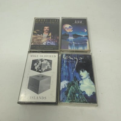 Лот из 4 винтажных современных аудиокассет для взрослых Enya, Yanni и Mike Oldfield - Изображение 1 из 4