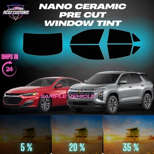 PreCut Window Tint Film for Chevrolet All Sides+Back 5%,20%,35% - Picture 1 of 5