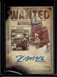 2023 Bowman U Best Kyle McCord Gunslingers and Bandits Die Cuts Auto #23/75 - Picture 1 of 2