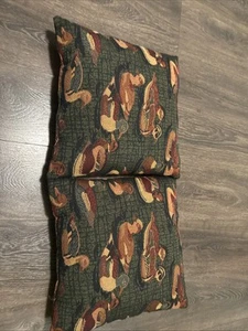 Set Of 2 Duck Pillows  15x15 Inch - Picture 1 of 3