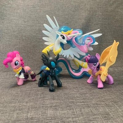 My Little Pony Guardians Of Harmony Lot Of 4 Princess Celestia Changeling & More - Image 1 of 4